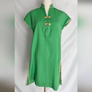 Vintage Green Tunic Dress